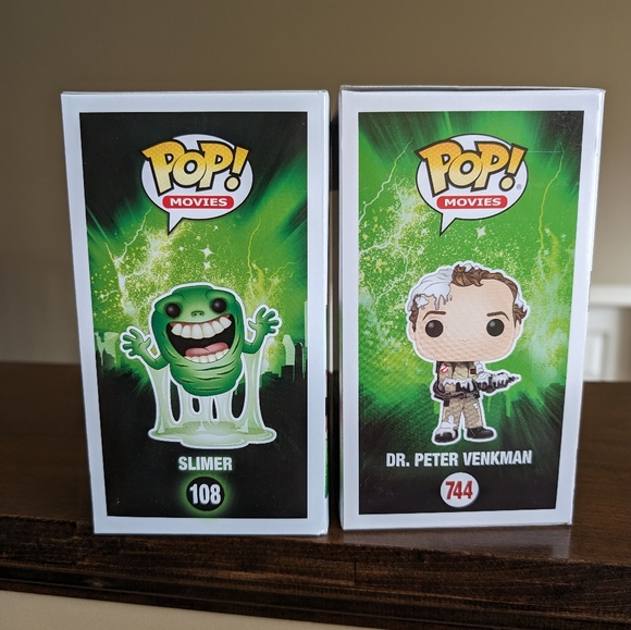 Funko Pop Ghostbusters Slimer Venkman Exclusive - Picture 2 of 13
